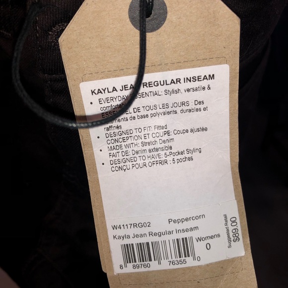 Prana nwt ladies pants jeans size 0 - Picture 7 of 9